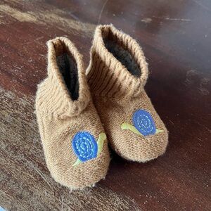 Baby Gripper Slipper- Desert Snail